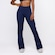 Calça Flare Orbis Fitness Compressão Cintura Alta Suplex Feminina Azul Esc Mescla
