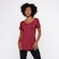 Camiseta Manga Curta Orbis Fitness Comprida Tapa Bumbum - Feminina VINHO