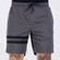 Bermuda Hurley Square Masculina CINZA