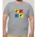 Camiseta Plus Size Masculina WSS Pop Surf CINZA