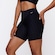 Shorts Orbis Fitness Corte Assimétrico Cintura Alta - Feminino PRETO