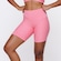 Shorts Orbis Fitness Corte Assimétrico Cintura Alta - Feminino ROSA