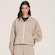 Jaqueta New Balance Small Logo Feminina BEGE
