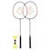 Kit Badminton Vollo VB003 2 Raquetes e 2 Petecas PRETO/VERMELHO
