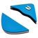 Protetor de Bico e Rabeta Wet Dreams Round AZUL CLARO