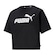 Camiseta Cropped Puma Essentials Logo - Feminina PRETO