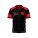 Camisa do Flamengo Braziline Nova Zico Retro ADT - Masculina PRETO/VERMELHO