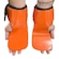 Luva de Grip Profissional Seguranca e Conforto para Crossfit Academia e MusculaÇão LARANJA