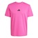 Camiseta Malha adidas Essentials Small Logo - Masculina ROSA