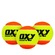 Bola de Beach Tennis Oxy ITF Pack com 3 Bolas AMARELO