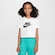 Camiseta Nike Sportswear Cropped - Infantil BRANCO/PRETO