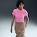 Camiseta Nike Sportswear Chill Knit Cropped - Feminina ROSA