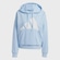 Blusão de Moletom Capuz adidas Essentials Big Logo French Terry Loose - Feminino AZUL
