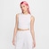 Camiseta Regata Nike Sportswear Cropped Essentials - Feminina BRANCO