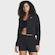 Blusão de Moletom Under Armour Rival Fleece Crop - Feminino PRETO