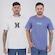 Camiseta Hurley - 2 Unidades - Masculina BRANCO/AZUL CLA