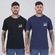 Camiseta Hurley - 2 Unidades - Masculina PRETO/AZUL ESC