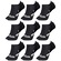 Kit 9 Pares De Meias Puma Sapatilha Esportiva - Masculino PRETO