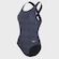 Maio Natação Speedo Cross Deep Map Costas Abertas - Feminino PRETO