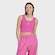 Camiseta Regata adidas Lifestyle Essentials Small Logo - Feminina ROSA