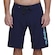 Bermuda Quiksilver Flat Signature 21" - Masculina AZUL ESCURO