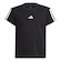 Camiseta adidas 3 Listras - Infantil PRETO