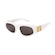 Óculos de Sol Balenciaga Dynasty D-Frame - Unissex BRANCO/OURO