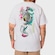 Camiseta Big Okdok Artistic Large Koi Fish - Masculina BRANCO