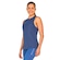 Camiseta Regata Alto Giro Alongada - Feminina AZUL ESCURO