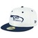 Boné New Era 5950 Seattle Seahawks World Of Logos - Unissex OFF WHITE
