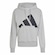 Blusão de Moletom adidas Big Logo - Masculino CINZA/PRETO