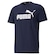 Camiseta Puma M/c Ess Logo - Masculina AZUL ESC/BRANCO