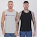 Camiseta Regata Champion - 2 Unidades - Masculina PRETO