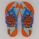 Chinelo Kenner Summer Tattoo - Masculino LARANJA