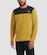 Blusão sem Capuz Fleece The North Face TKA Glacier Crew - Masculino MOSTARDA