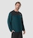 Blusão sem Capuz Fleece The North Face TKA Glacier Crew - Masculino AZUL/PRETO