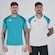 Camisa Kappa Sammy - 2 Unidades - Masculina AZUL CLA/BRANCO