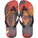 Chinelo Havaianas Hype Fc - Unissex PRETO/LARANJA