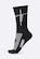 Meia Hupi Jesus / Plus (42 A 46) PRETO/BRANCO