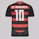 Camisa do Flamengo I 2025 10 De Arrascaeta adidas - Masculina PRETO