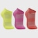 Meia Cano Invisivel Olympikus Neon - 3 pares - Unissex AMARELO/ROSA
