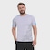 Camiseta Mizuno Run Easy 4 - Masculina CINZA/AZUL CLA