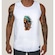Camiseta Regata Academia Prime WSS Old School Gym - Masculina BRANCO
