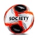 Bola Society Penalty S11 Ecoknit Xxv - Masculina BRANCO/PRETO