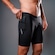 Bermuda Woom Running Light Run I - Masculina PRETO