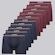 Cueca Boxer Lupo Microfibra sem Costura - 10 Unidades - Masculina AZUL ESC/VINHO