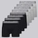 Cueca Boxer Lupo Anatomic Shape - 8 Unidades - Masculina PRETO/CINZA