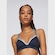 Top Bodyforsure Triângulo Liso Lounge - Feminino AZUL ESC/AZUL CLA