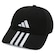 Boné adidas Baseball Três Listras New Logo - Adulto PRETO