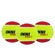 Bola de Tênis Inni Stag3 Pack com 3 Bolas VERMELHO